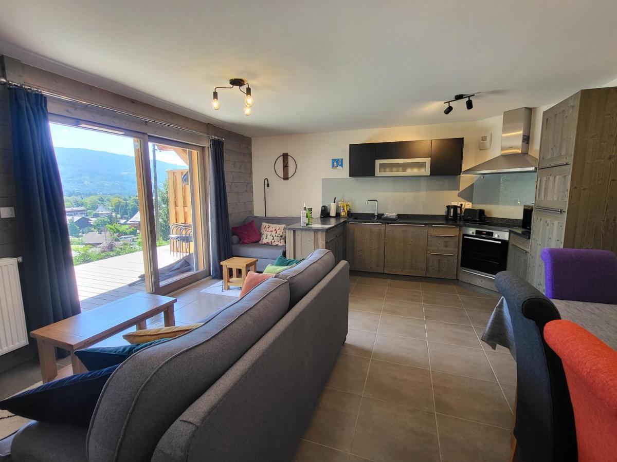 Plein Soleil Modern 3 Bedroom Apartment With Stunning Mountain Views Samoens Ngoại thất bức ảnh